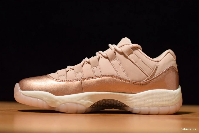 TB Rose Air Jordan GS 11 Gold AH7860-105 Low 0716